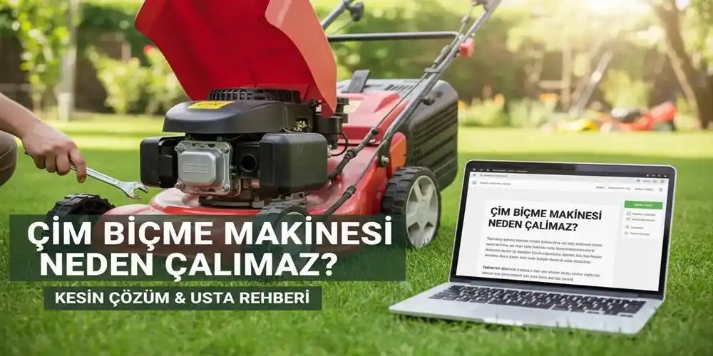 Çim Biçme Makinesi Neden Çalışmaz? (Kesin Çözüm & Usta Rehberi)