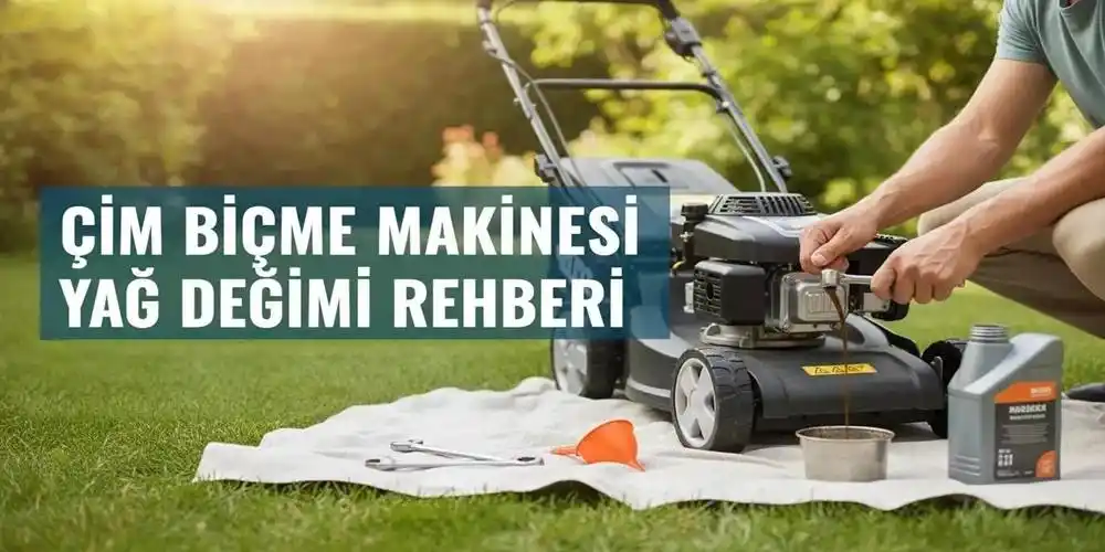 Çim Biçme Makinesi Yağ Değişimi Rehberi | Usta Tavsiyeleri & Teknik Çözümler
