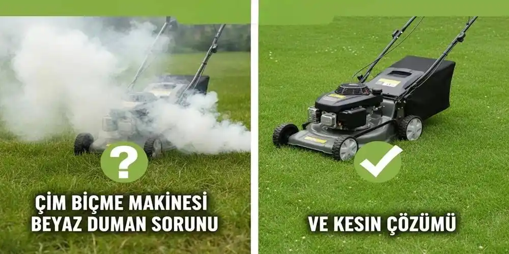 Çim Biçme Makinesi Beyaz Duman Sorunu ve Kesin Çözümü | 32 Yıllık Usta Rehberi