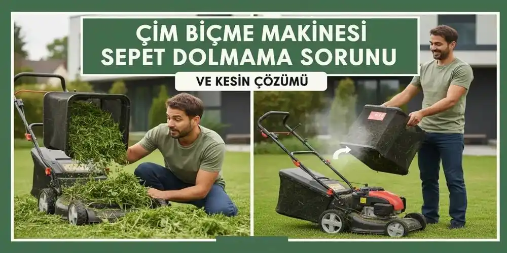 Çim Biçme Makinesi Sepet Dolmama Sorunu ve Kesin Çözümü