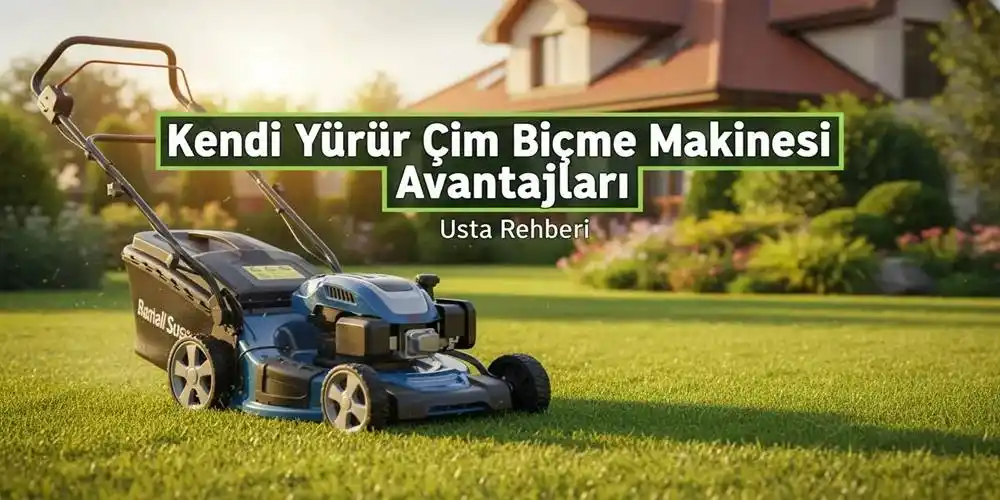 Kendi Yürür Çim Biçme Makinesi Avantajları | Usta Rehberi