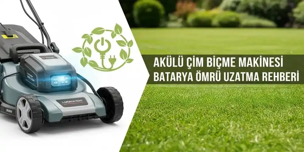 Akülü Çim Biçme Makinesi Batarya Ömrü Uzatma Rehberi