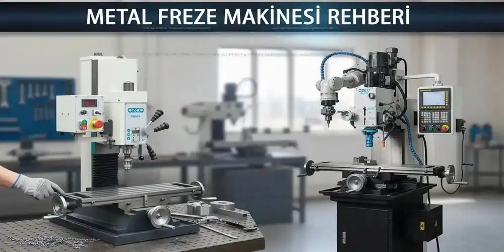 Metal Freze Makinesi Rehberi | CNC ve Manuel Hassas Çözümler