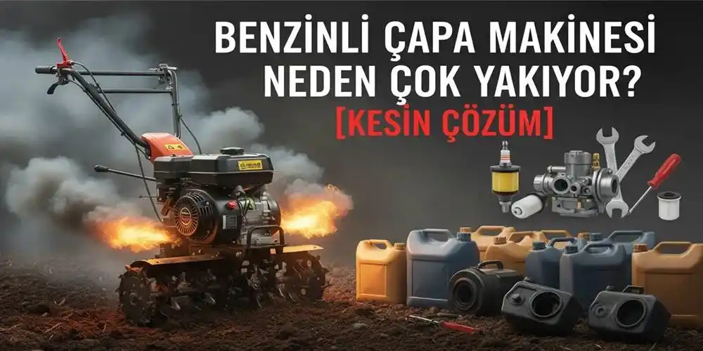 Benzinli Çapa Makinesi Neden Çok Yakıyor? [Kesin Çözüm]