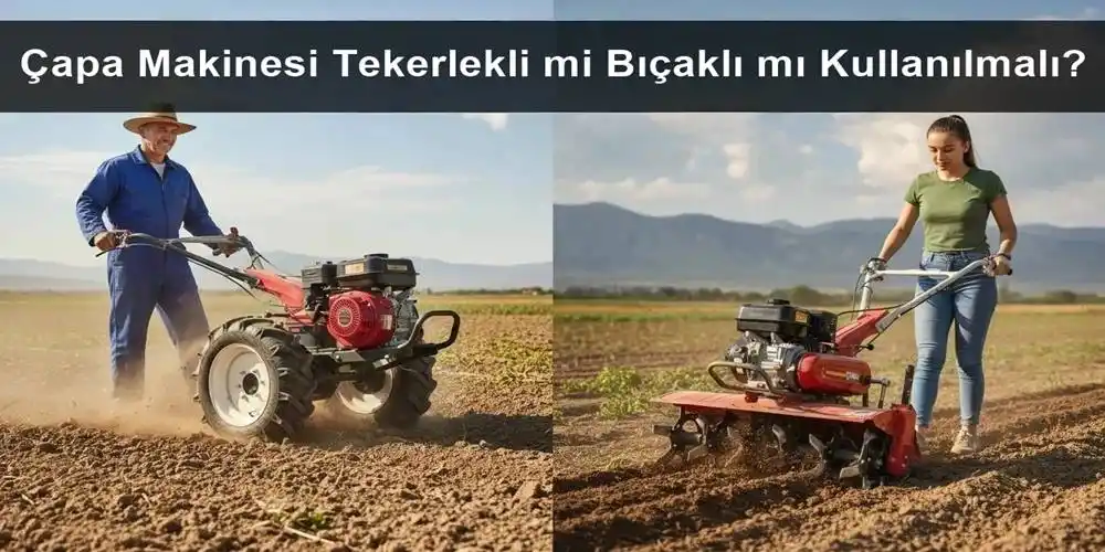 Çapa Makinesi Tekerlekli mi Bıçaklı mı Kullanılmalı? | Usta Rehberi