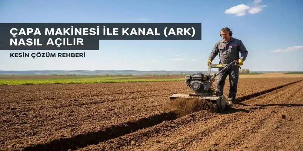 Çapa Makinesi ile Kanal (Ark) Nasıl Açılır? | Kesin Çözüm Rehberi