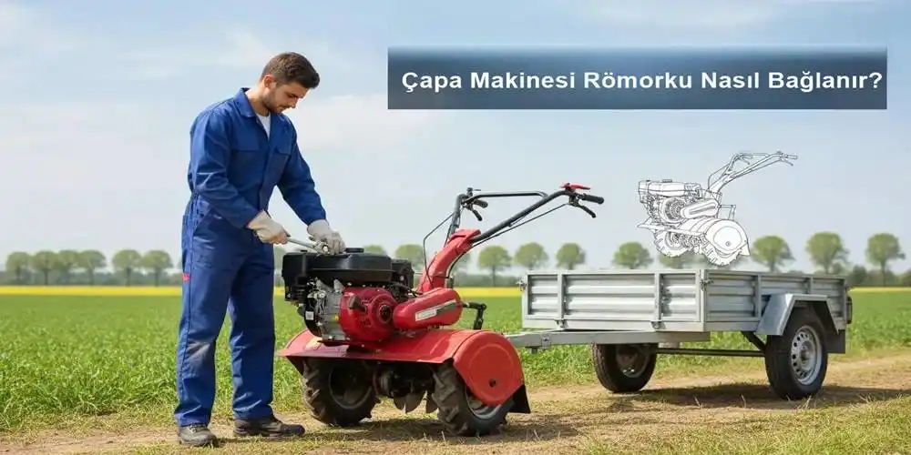 Çapa Makinesi Römorku Nasıl Bağlanır? | Usta Bağlantı Rehberi