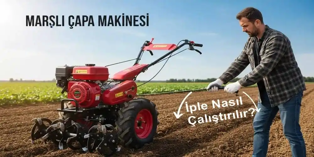 Marşlı Çapa Makinesi İple Nasıl Çalıştırılır? | Usta Rehberi