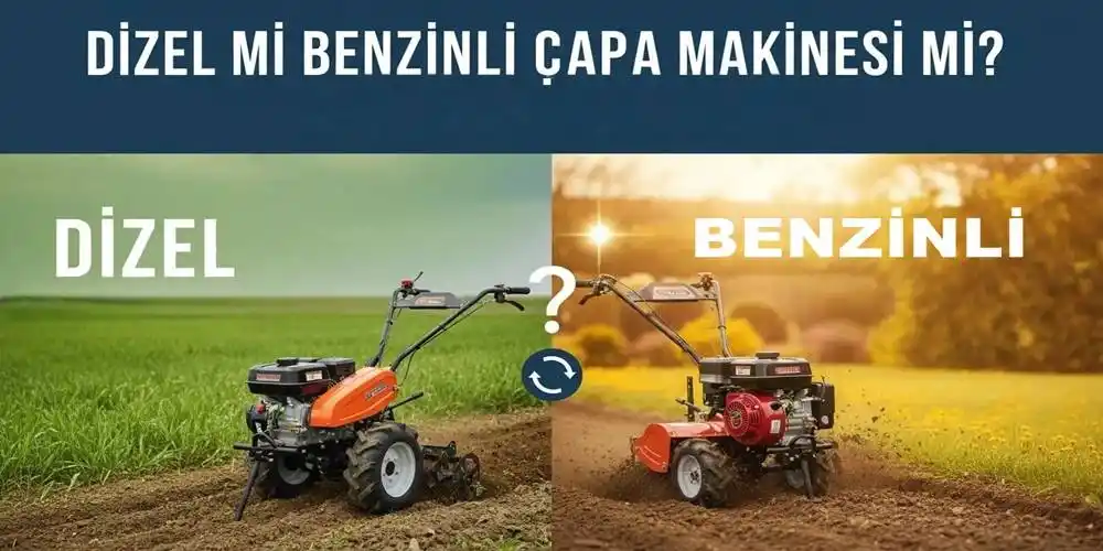 Dizel mi Benzinli Çapa Makinesi mi? | Ekonomi ve Performans Rehberi