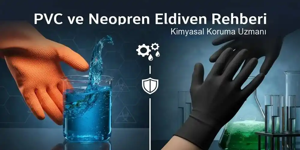 PVC ve Neopren Eldiven Rehberi | Kimyasal Koruma Uzmanı