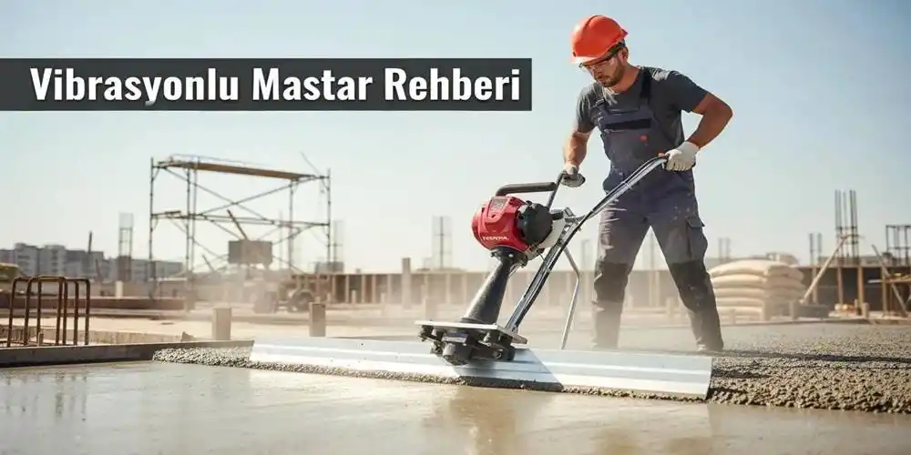 Vibrasyonlu Mastar Rehberi | En İyi Beton Şap Makineleri