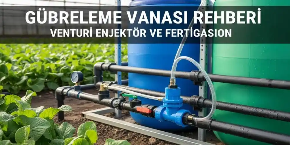 Gübreleme Vanası Rehberi | Venturi Enjektör ve Fertigasyon