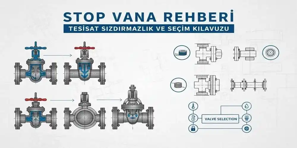 Stop Vana Rehberi | Tesisat Sızdırmazlık ve Seçim Kılavuzu