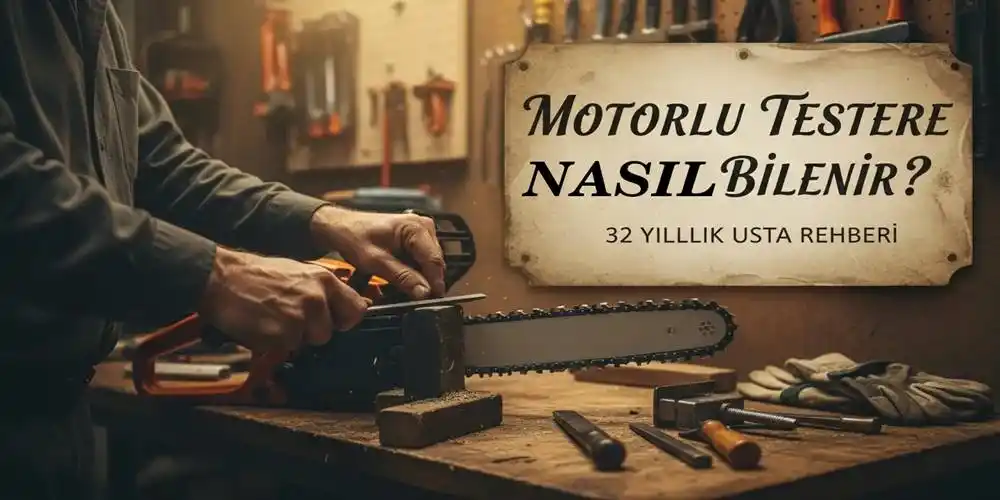Motorlu Testere Zinciri Nasıl Bilenir? | 32 Yıllık Usta Rehberi