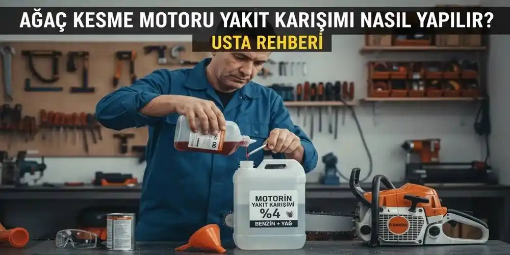 Ağaç Kesme Motoru Yakıt Karışımı Nasıl Yapılır? | Usta Rehberi