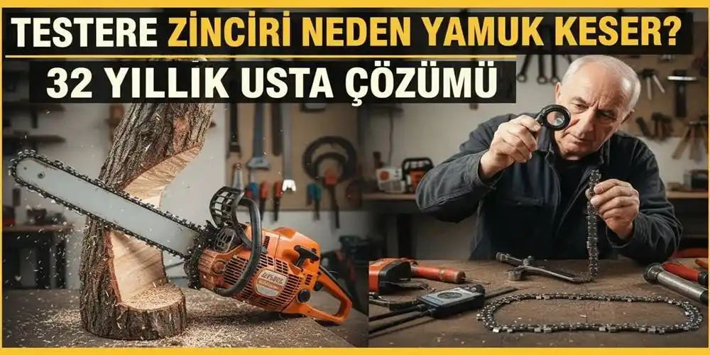 Testere Zinciri Neden Yamuk Keser? | 32 Yıllık Usta Çözümü