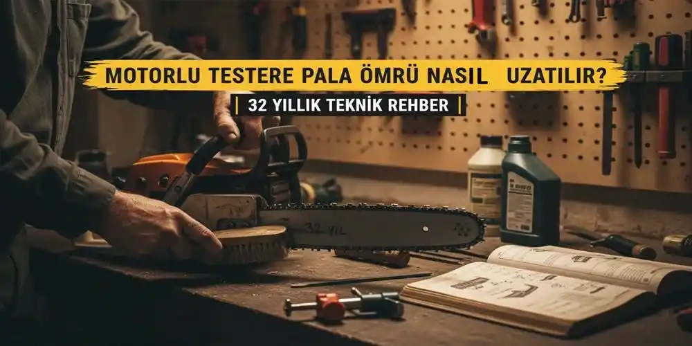 Motorlu Testere Pala Ömrü Nasıl Uzatılır? | 32 Yıllık Teknik Rehber