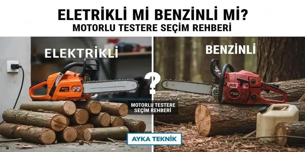 Elektrikli mi Benzinli mi? Motorlu Testere Seçim Rehberi | Ayka Teknik