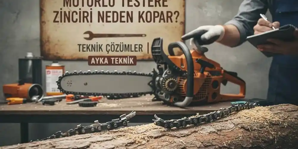 Motorlu Testere Zinciri Neden Kopar? Teknik Çözümler | Ayka Teknik