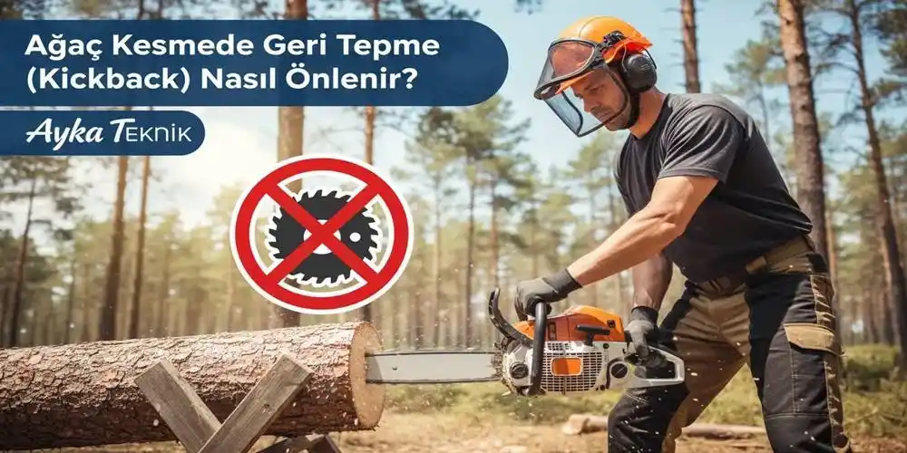 Ağaç Kesmede Geri Tepme (Kickback) Nasıl Önlenir? | Ayka Teknik