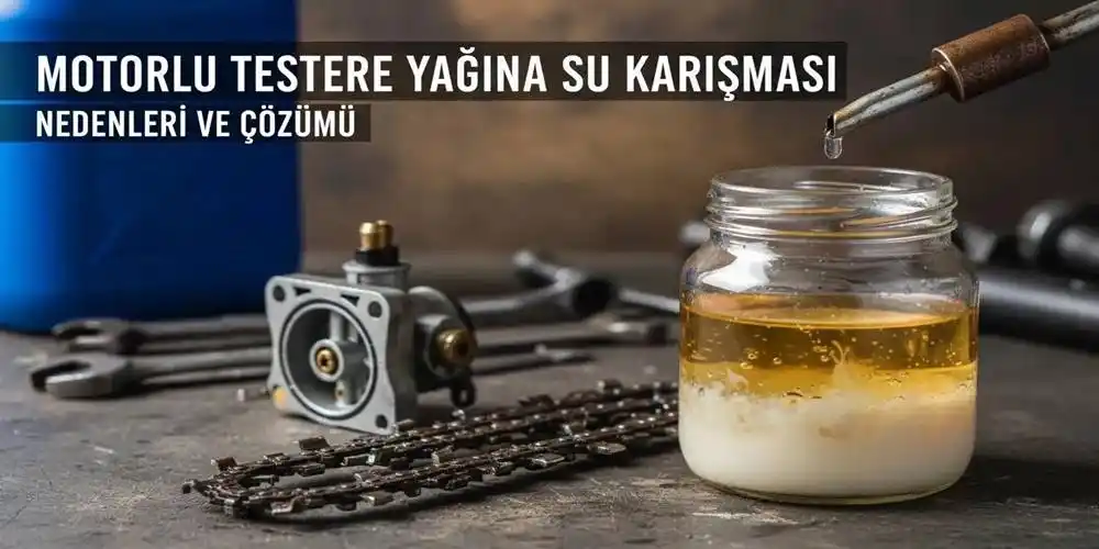 Motorlu Testere Yağına Su Karışması: Nedenleri ve Çözümü | Ayka Teknik