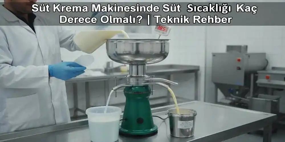Süt Krema Makinesinde Süt Sıcaklığı Kaç Derece Olmalı? | Teknik Rehber