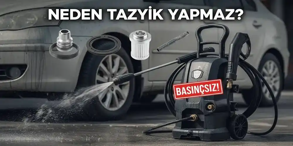 Basınçlı Yıkama Makinesi Neden Tazyik Yapmaz? | Teknik Çözüm Rehberi