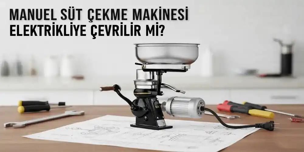 Manuel Süt Çekme Makinesi Elektrikliye Çevrilir mi? | Ayka Teknik