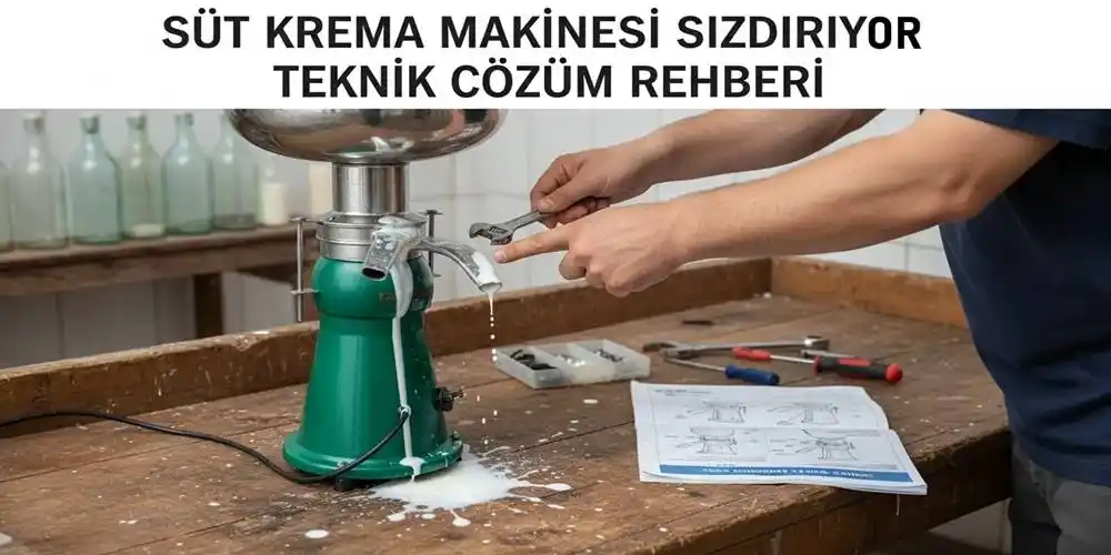 Süt Krema Makinesi Süt Sızdırıyor | Teknik Çözüm Rehberi