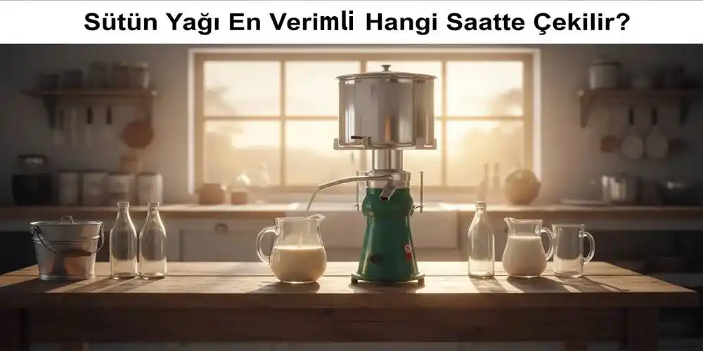 Sütün Yağı En Verimli Hangi Saatte Çekilir? | 32 Yıllık Teknik Rehber