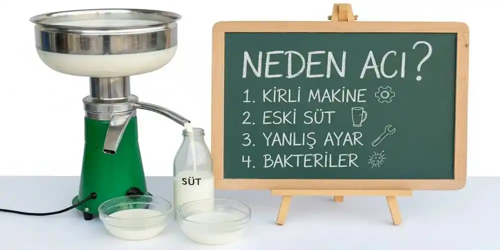 Süt Krema Makinesinden Çıkan Krema Neden Acı Olur? | 32 Yıllık Teknik Otorite