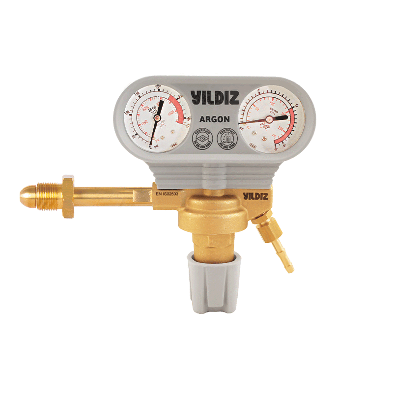 Yıldız 5341S 0-10 Bar G 5/8 Dış Argon Basınç Düşürücü