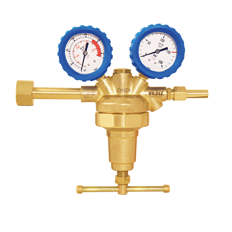 Yıldız 50203S 150 Bar G 3/4” Oksijen Basınç Düşürücü