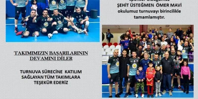 TAKIMIMIZIN BAŞARILARININ DEVAMINI DİLERİZ
