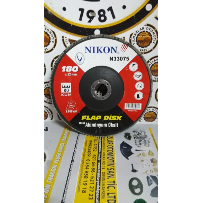 180 MM FLAP DİSK X22