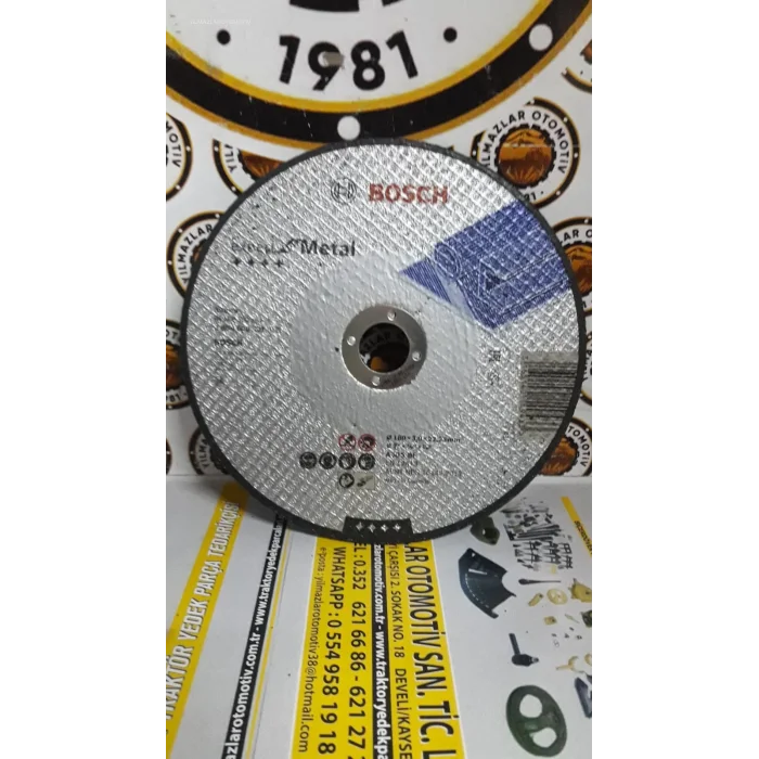 180 MM KESİCİ TAŞ BOSCH 180X3X22,23 MM
