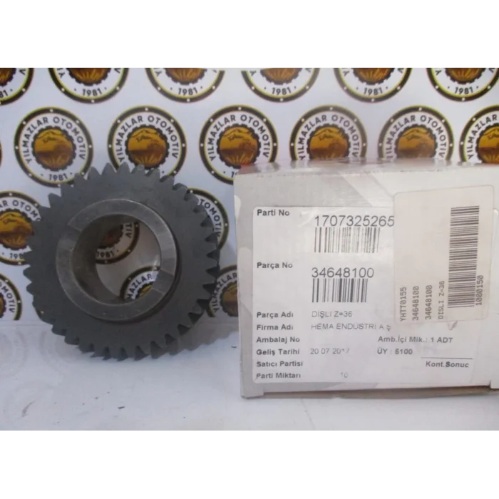 34648100 DİŞLİ Z=36