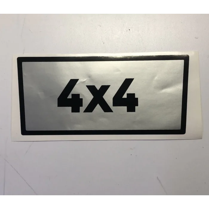 4X4 ETİKETİ GRİ MF