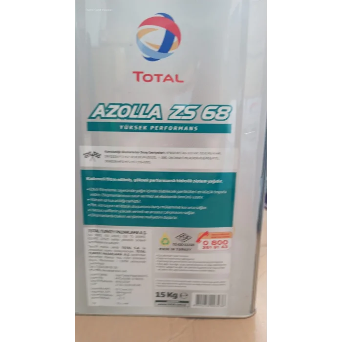 68 NO YAĞ ZS 68 TOTAL 15 KG