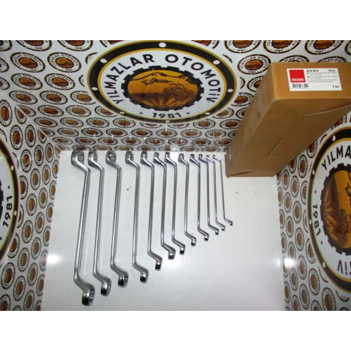 B14-B12 12 PC.YILDIZ İKİ AĞIZ ANAHTAR TK./KARTON KUTULU
