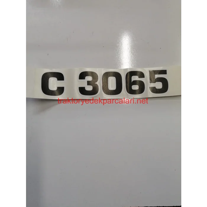 C 3065 ETİKET HATTAT