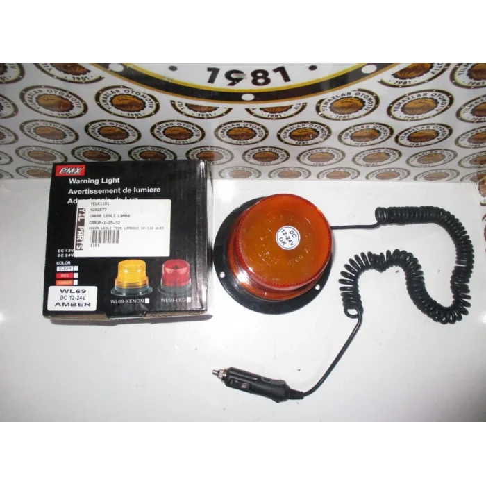 ÇAKAR LEDLİ TEPE LAMBASI 12-24 VOLT