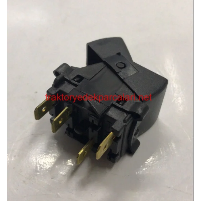 FAR DÜĞMESİ 2 KADEMELİ 4 FİŞLİ SİYAH