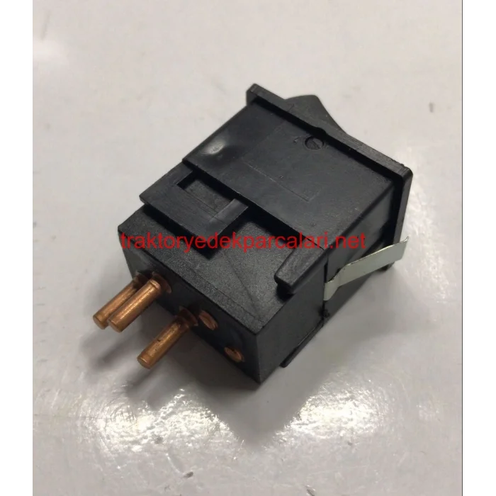 FAR DÜĞMESİ ( UZUN ) 2 KADEMELİ DİKTÖRTGEN SİYAH