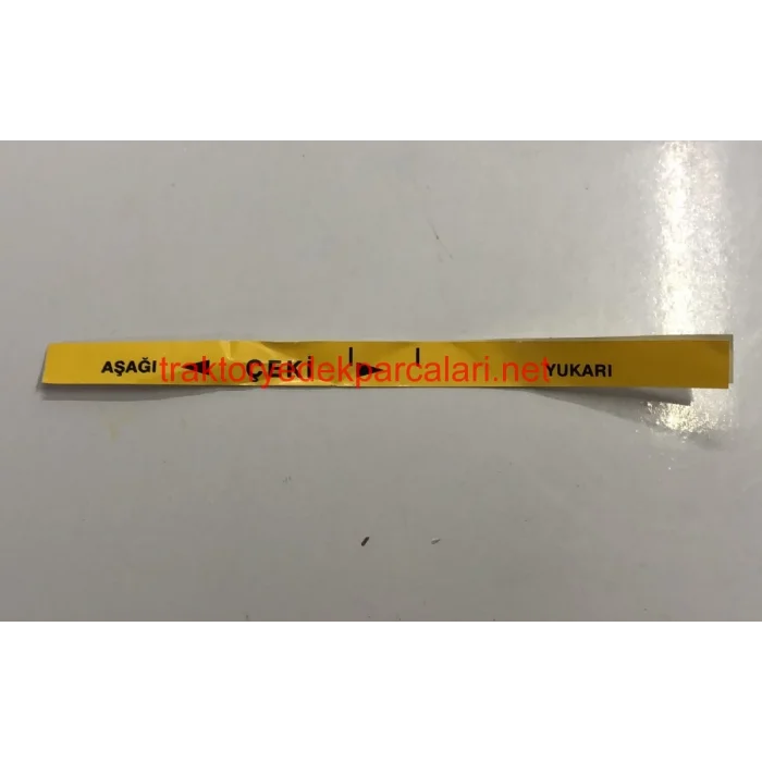 KADRAN ÇEKİ KONTOL ETİKETİ MF