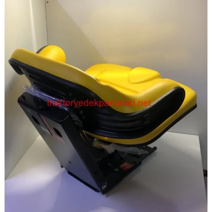 KOLÇAKLI TRAKTÖR KOLTUK KIZAKLI KG. AYARLI SARI JOHN DEERE