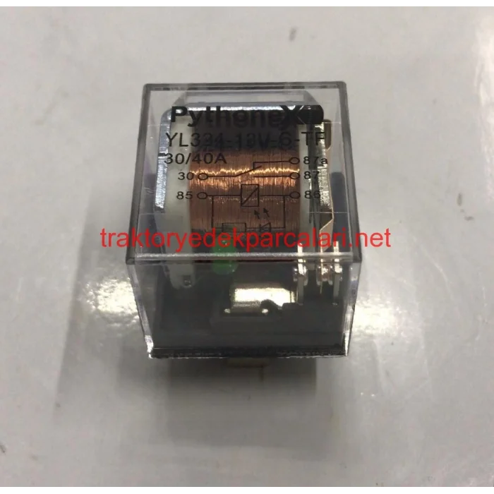 MİNİ ROLE ŞEFFAF LEDLİ 12V 5 FİŞ