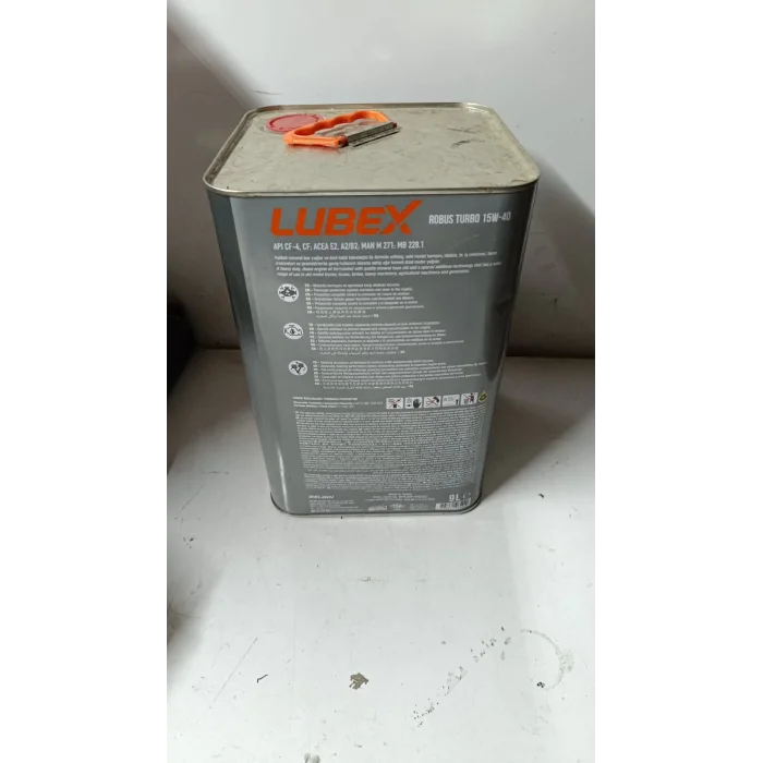 MOTOR YAĞI 15W40 9 LT LUBEX