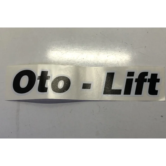 OTO LİFT ETİKETİ HATTAT