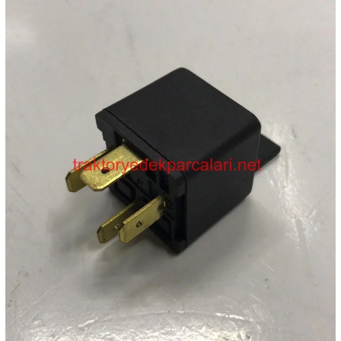 ROLE 12V PLASTİK KULAKLI SİYAH 4 FİŞ